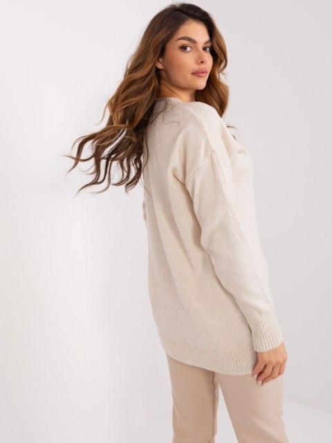 Sweter BA-SW-0577.32X jasny beżowy Sweter BA-SW-0577.32X jasny beżowy