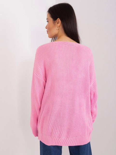 Sweter BA-SW-8028.77 różowy Sweter BA-SW-8028.77 różowy