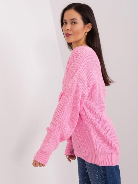 Sweter BA-SW-8028.77 różowy Sweter BA-SW-8028.77 różowy