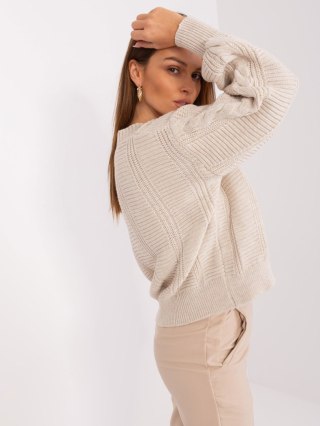 Sweter LC-SW-0588.30X jasny beżowy