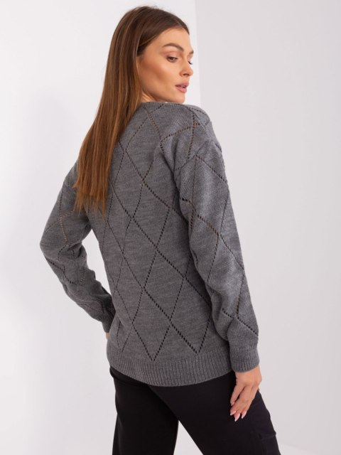 Sweter LC-SW-A10-1.19P ciemny szary Sweter LC-SW-A10-1.19P ciemny szary
