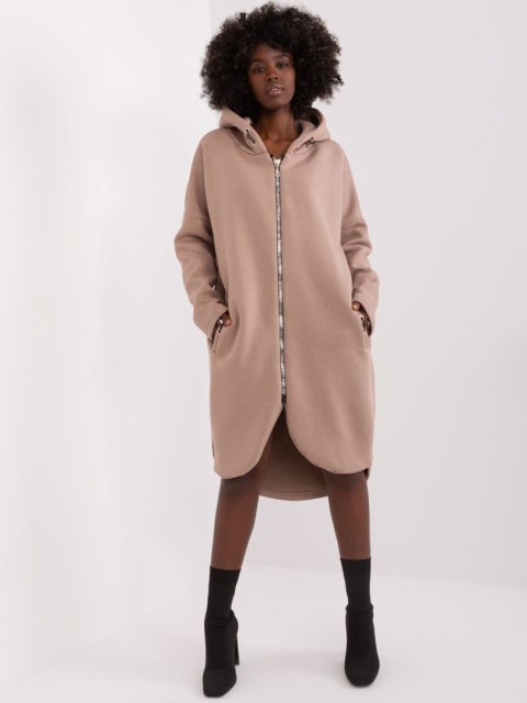 Bluza RV-BL-4858-2.97P ciemny bezowy L/XL Bluza RV-BL-4858-2.97P ciemny bezowy L/XL