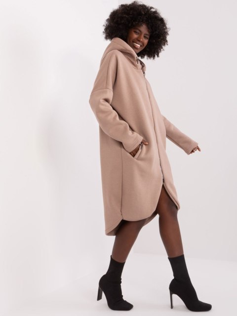 Bluza RV-BL-4858-2.97P ciemny bezowy L/XL Bluza RV-BL-4858-2.97P ciemny bezowy L/XL