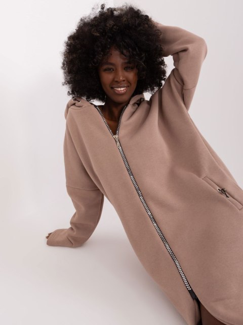 Bluza RV-BL-4858-2.97P ciemny bezowy L/XL Bluza RV-BL-4858-2.97P ciemny bezowy L/XL