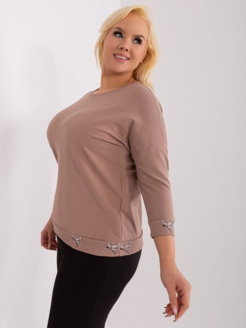Bluzka RV-BZ-9135.47 ciemny bezowy Bluzka RV-BZ-9135.47 ciemny bezowy