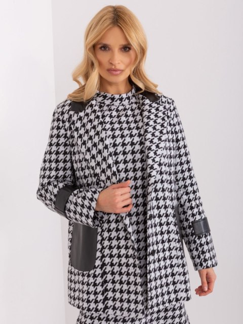 Marynarka LK-MA-509511.99 biało-czarny L/XL Marynarka LK-MA-509511.99 biało-czarny L/XL
