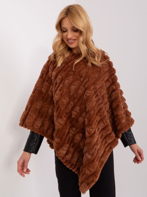 Poncho AT-PN-2347.16 jasny brązowy Poncho AT-PN-2347.16 jasny brązowy