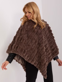 Poncho AT-PN-2347.68 brązowy