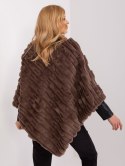 Poncho AT-PN-2347.68 brązowy