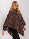 Poncho AT-PN-2347.68 brązowy