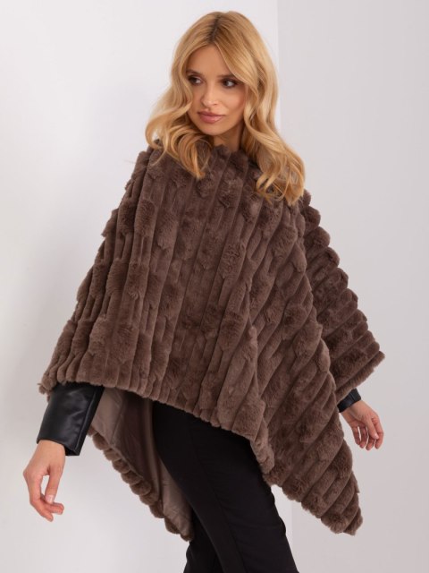 Poncho AT-PN-2347.68 brązowy Poncho AT-PN-2347.68 brązowy