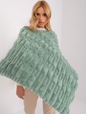 Poncho AT-PN-2347.68 pistacjowy