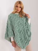 Poncho AT-PN-2347.68 pistacjowy
