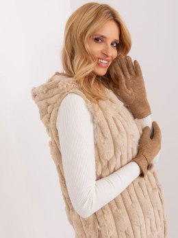 Rękawiczki AT-RK-23904.26 camelowy L/XL