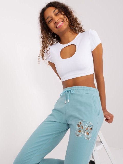 Spodnie dresowe RV-DR-8835.10 mietowy L/XL Spodnie dresowe RV-DR-8835.10 mietowy L/XL