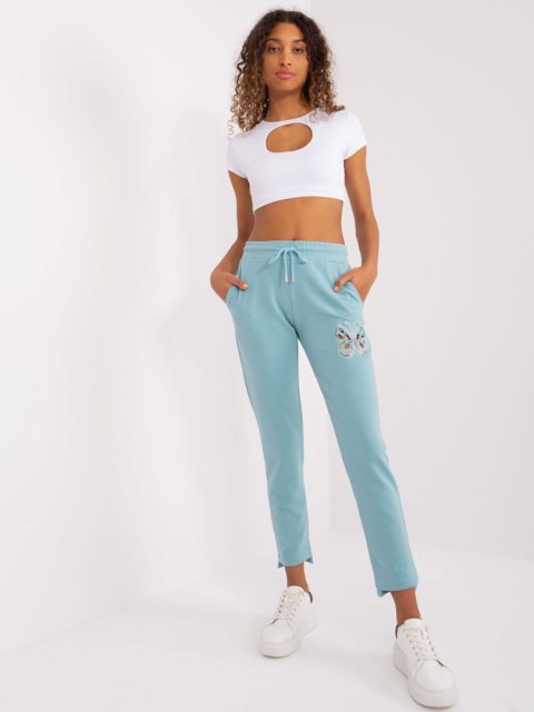Spodnie dresowe RV-DR-8835.10 mietowy L/XL Spodnie dresowe RV-DR-8835.10 mietowy L/XL