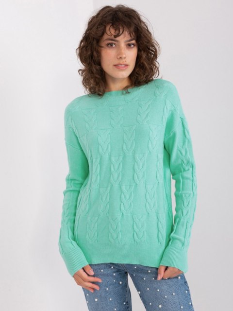 Sweter AT-SW-2340.10 mietowy Sweter AT-SW-2340.10 mietowy