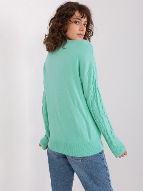 Sweter AT-SW-2340.10 mietowy Sweter AT-SW-2340.10 mietowy