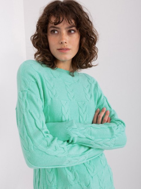 Sweter AT-SW-2340.10 mietowy Sweter AT-SW-2340.10 mietowy