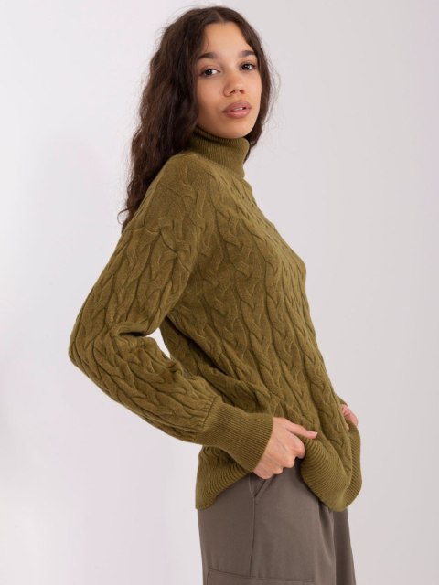 Sweter AT-SW-2348.88 khaki Sweter AT-SW-2348.88 khaki