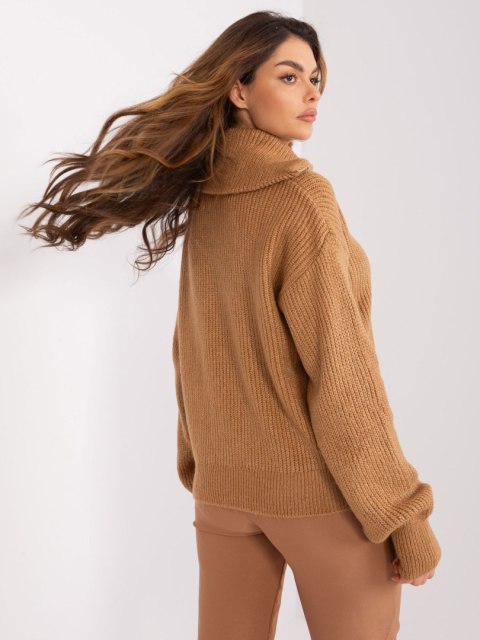 Sweter BA-SW-0374.35P camelowy Sweter BA-SW-0374.35P camelowy