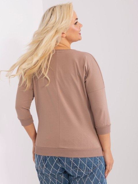 Bluzka RV-BZ-9191.78 ciemny bezowy Bluzka RV-BZ-9191.78 ciemny bezowy