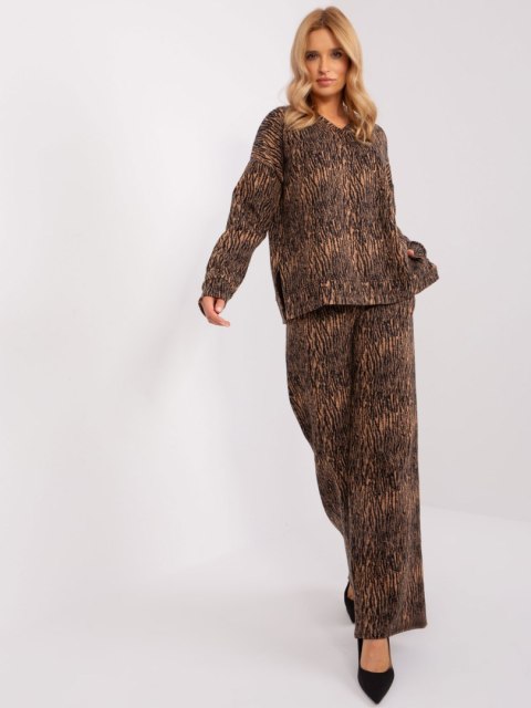 Komplet LK-KMPL-509464-2.21 camelowy S/M Komplet LK-KMPL-509464-2.21 camelowy S/M