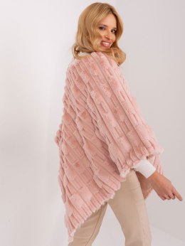 Poncho AT-PN-2347.68 jasny różowy