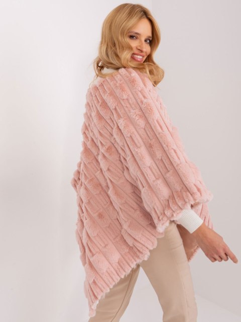 Poncho AT-PN-2347.68 jasny różowy Poncho AT-PN-2347.68 jasny różowy
