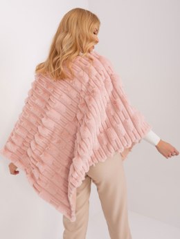Poncho AT-PN-2347.68 jasny różowy