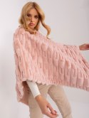 Poncho AT-PN-2347.68 jasny różowy