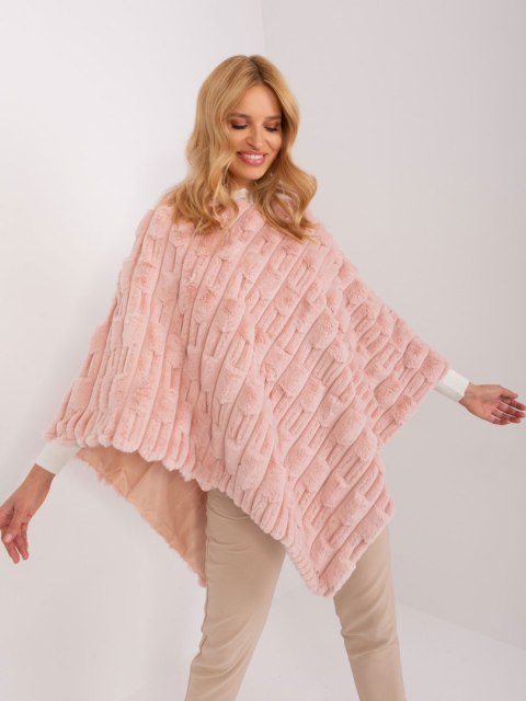 Poncho AT-PN-2347.68 jasny różowy Poncho AT-PN-2347.68 jasny różowy