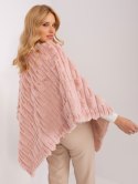 Poncho AT-PN-2347.68 jasny różowy