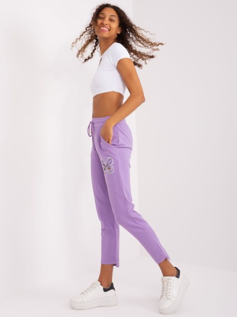 Spodnie dresowe RV-DR-8835.10 fioletowy L/XL Spodnie dresowe RV-DR-8835.10 fioletowy L/XL