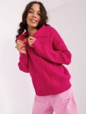 Sweter AT-SW-2349-2.96 fuksjowy