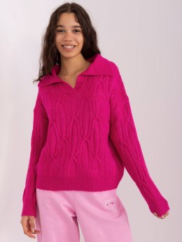 Sweter AT-SW-2349-2.96 fuksjowy