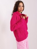 Sweter AT-SW-2349-2.96 fuksjowy
