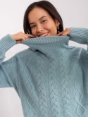 Sweter AT-SW-2355-2.30X ciemny miętowy