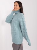 Sweter AT-SW-2355-2.30X ciemny miętowy