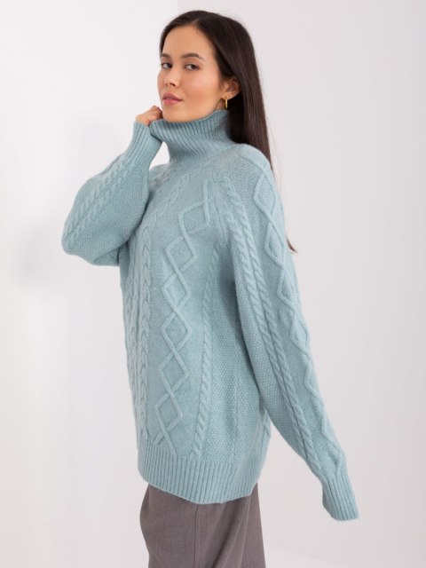 Sweter AT-SW-2355-2.30X ciemny miętowy Sweter AT-SW-2355-2.30X ciemny miętowy