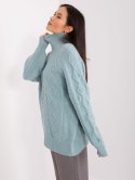 Sweter AT-SW-2355-2.30X ciemny miętowy