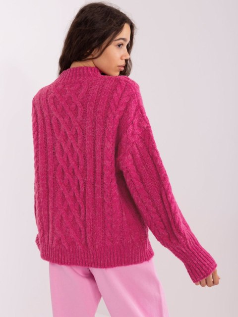 Sweter AT-SW-2363-2.04P fuksjowy Sweter AT-SW-2363-2.04P fuksjowy