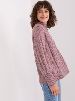 Sweter AT-SW-2363-2.30 fioletowy