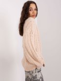 Sweter AT-SW-2363-2.30 jasny beżowy