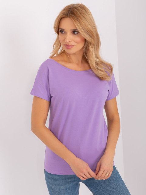 T-shirt RV-TS-4662.99 jasny fioletowy L