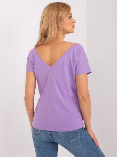 T-shirt RV-TS-4662.99 jasny fioletowy L