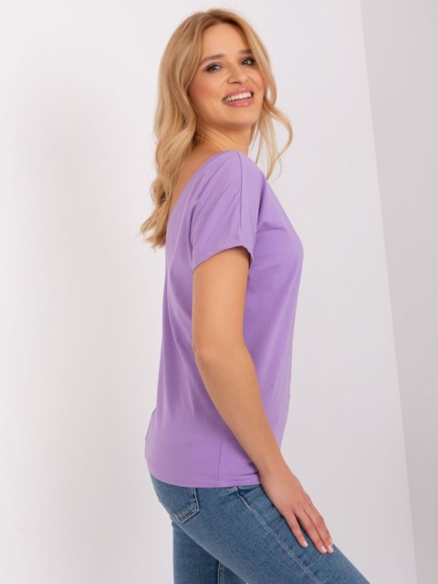 T-shirt RV-TS-4662.99 jasny fioletowy L