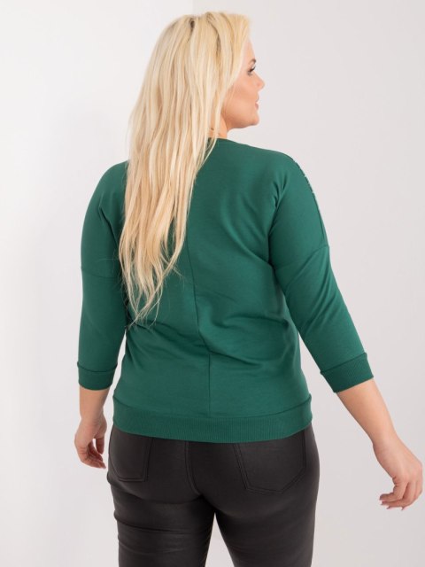 Bluzka RV-BZ-9182.14 ciemny zielony Bluzka RV-BZ-9182.14 ciemny zielony
