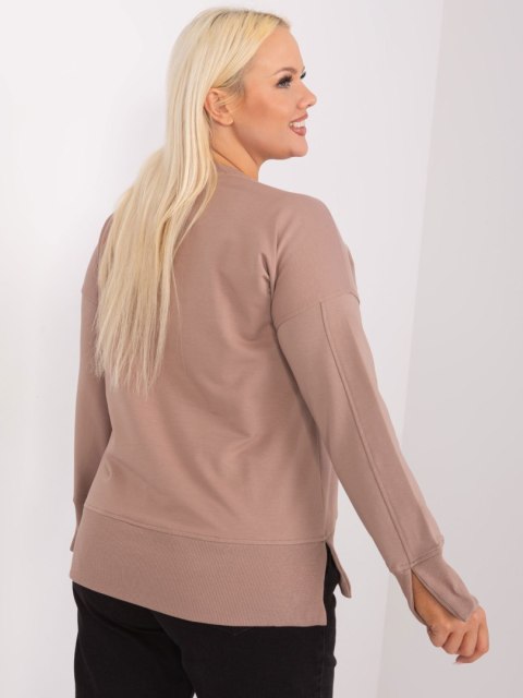 Bluzka RV-BZ-9198.10X ciemny bezowy Bluzka RV-BZ-9198.10X ciemny bezowy