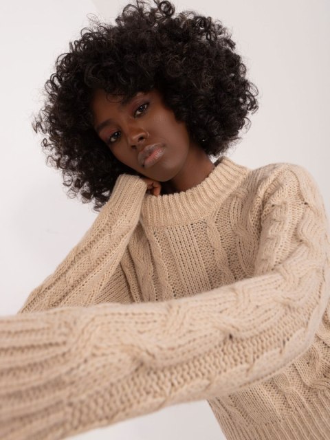 Sweter TW-SW-3001.05 beżowy L